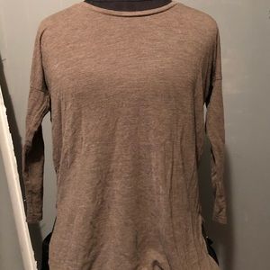 Quarter Sleeve Tan Forever 21 Top